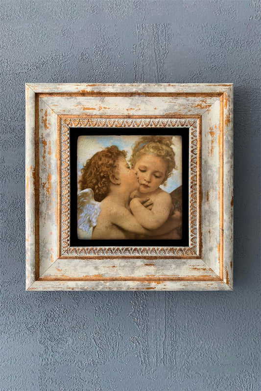 SINGLE FRAME NATURAL STONE WALL DECOR / CDD1-40-1083 (WALL DECOR)