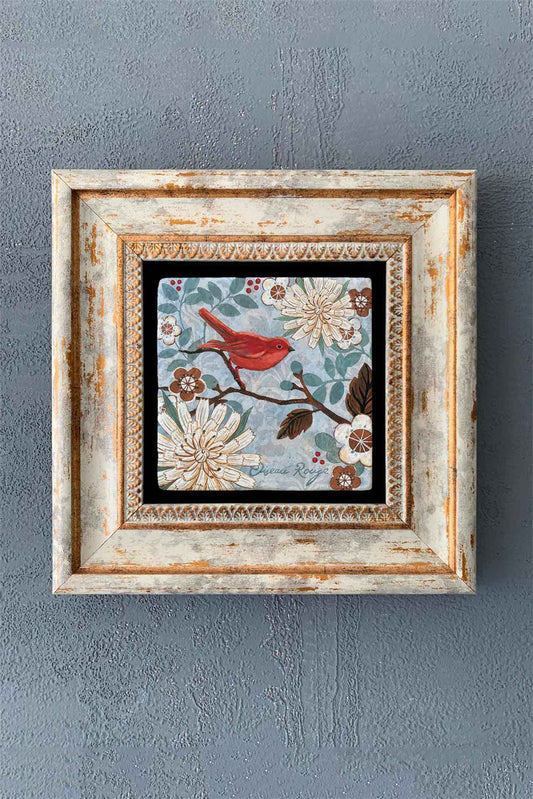 SINGLE FRAME NATURAL STONE WALL DECOR / CDD1-40-1259 (WALL DECOR)