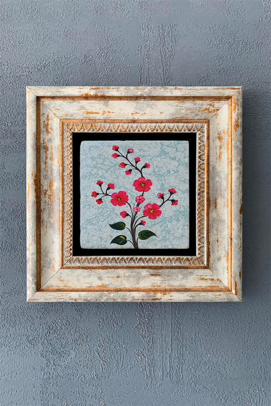 SINGLE FRAME NATURAL STONE WALL DECOR / CDD1-40-1137 (WALL DECOR)