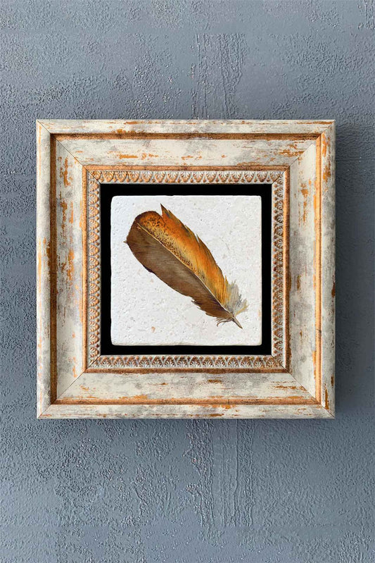 SINGLE FRAME NATURAL STONE WALL DECOR / CDD1-40-1325 (WALL DECOR)