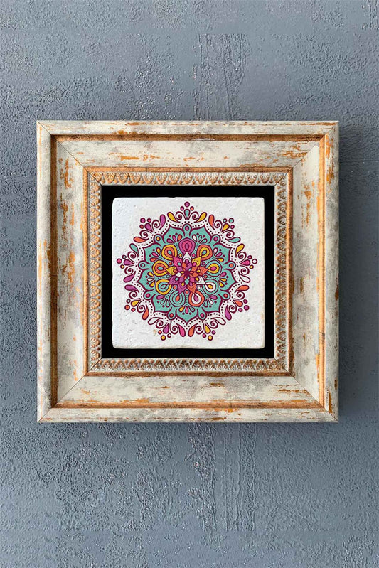 SINGLE FRAME NATURAL STONE WALL DECOR / CDD1-40-1277 (WALL DECOR)