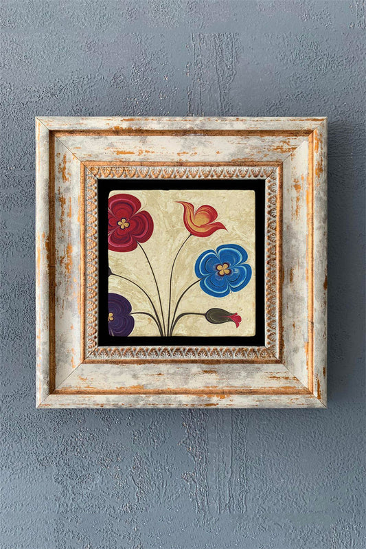 SINGLE FRAME NATURAL STONE WALL DECOR / CDD1-40-1158 (WALL DECOR)