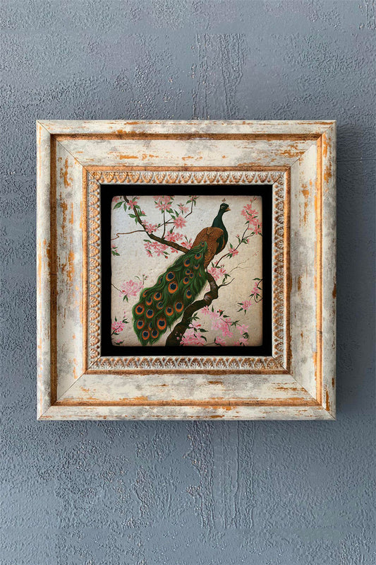 SINGLE FRAME NATURAL STONE WALL DECOR / CDD1-40-1087 (WALL DECOR)