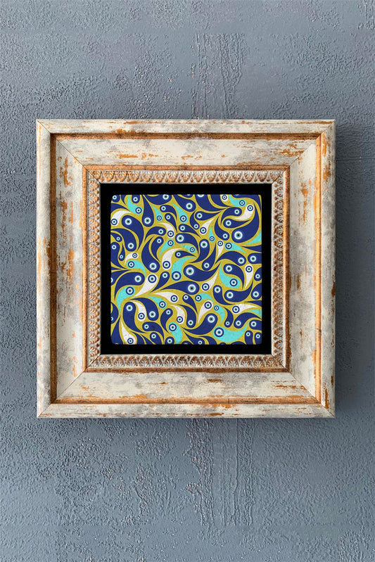 SINGLE FRAME NATURAL STONE WALL DECOR / CDD1-40-1194 (WALL DECOR)