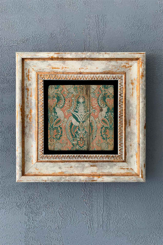 SINGLE FRAME NATURAL STONE WALL DECOR / CDD1-40-1318 (WALL DECOR)
