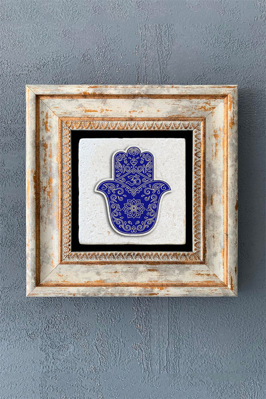 SINGLE FRAME NATURAL STONE WALL DECOR / CDD1-40-1029 (WALL DECOR)