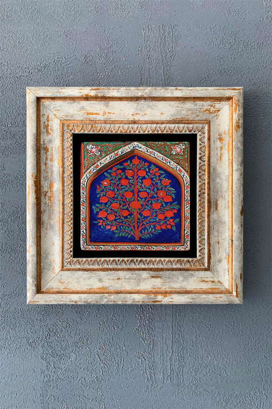 SINGLE FRAME NATURAL STONE WALL DECOR / CDD1-40-1051 (WALL DECOR)