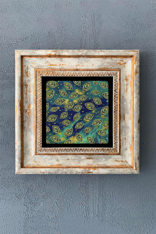 SINGLE FRAME NATURAL STONE WALL DECOR / CDD1-40-1009 (WALL DECOR)