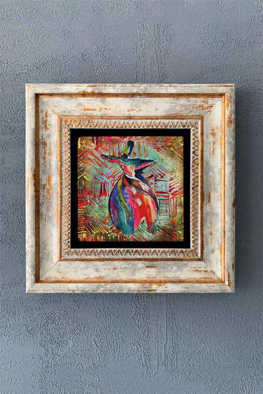 SINGLE FRAME NATURAL STONE WALL DECOR / CDD1-40-1164 (WALL DECOR)