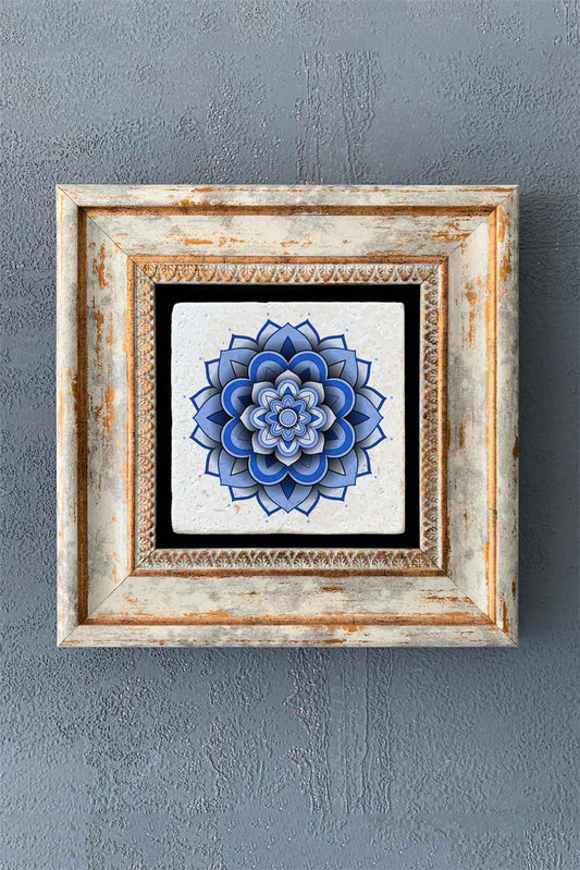 SINGLE FRAME NATURAL STONE WALL DECOR / CDD1-40-1357 (WALL DECOR)