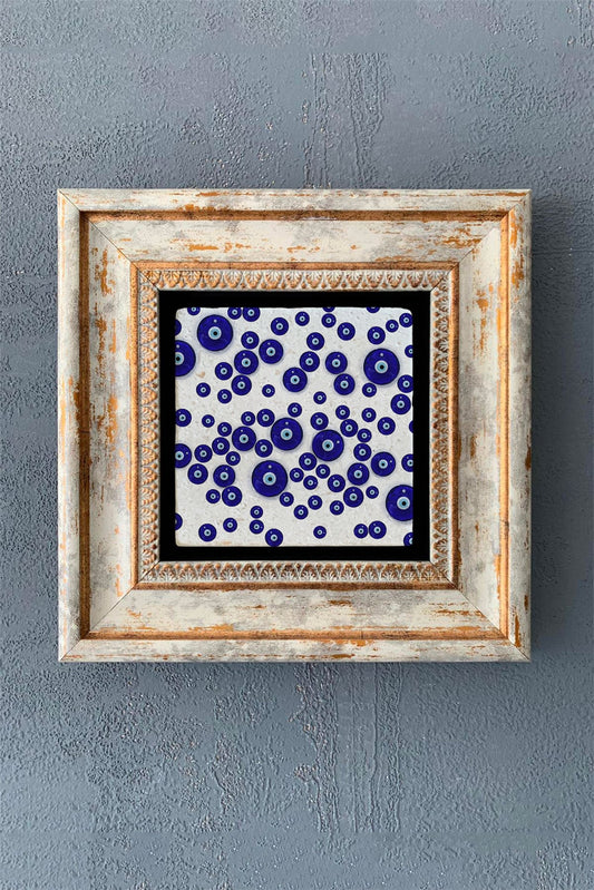 SINGLE FRAME NATURAL STONE WALL DECOR / CDD1-40-1002 (WALL DECOR)
