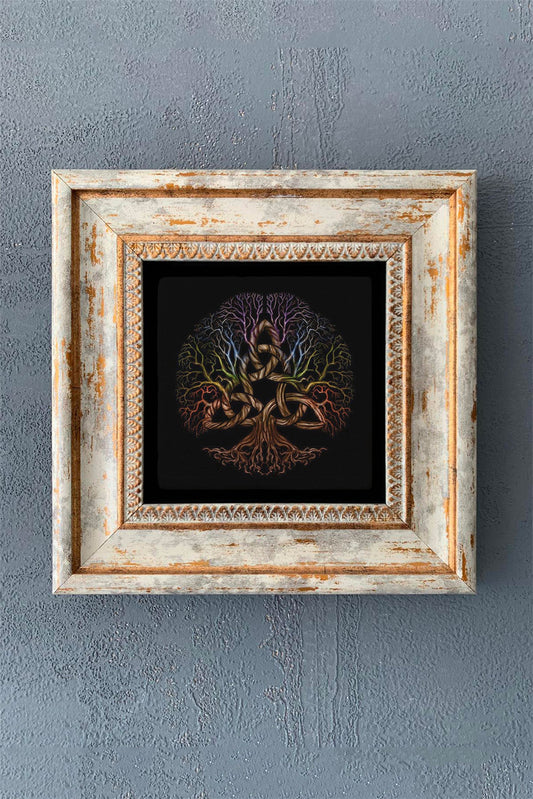 SINGLE FRAME NATURAL STONE WALL DECOR / CDD1-40-1101 (WALL DECOR)