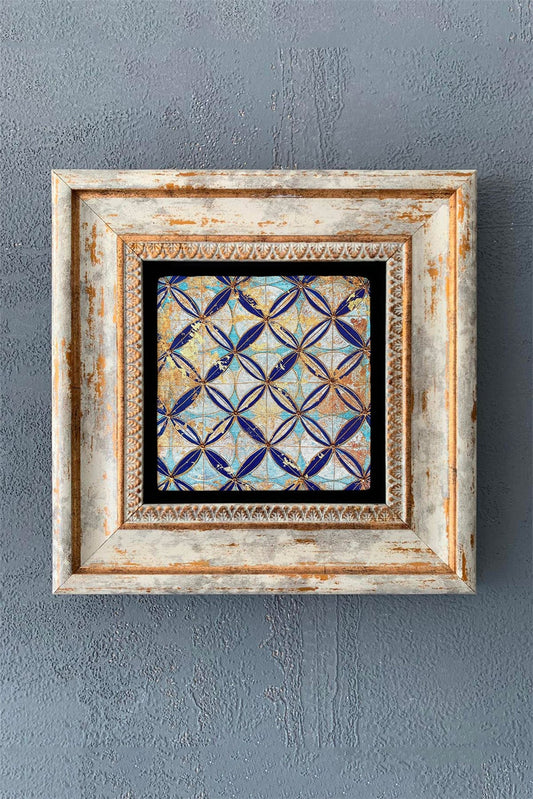 SINGLE FRAME NATURAL STONE WALL DECOR / CDD1-40-1017 (WALL DECOR)
