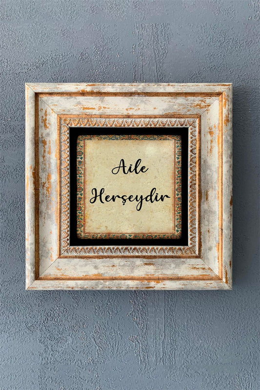 SINGLE FRAME NATURAL STONE WALL DECOR / CDD1-40-1059 (WALL DECOR)