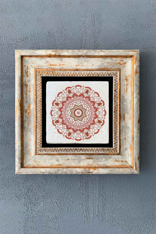 SINGLE FRAME NATURAL STONE WALL DECOR / CDD1-40-1354 (WALL DECOR)