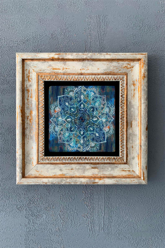 SINGLE FRAME NATURAL STONE WALL DECOR / CDD1-40-1139 (WALL DECOR)
