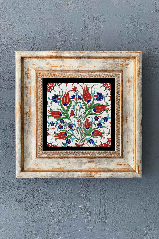 SINGLE FRAME NATURAL STONE WALL DECOR / CDD1-40-1290 (WALL DECOR)