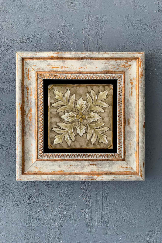 SINGLE FRAME NATURAL STONE WALL DECOR / CDD1-40-1322 (WALL DECOR)