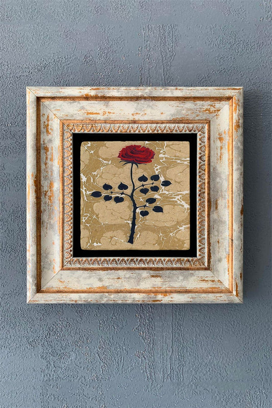 SINGLE FRAME NATURAL STONE WALL DECOR / CDD1-40-1133 (WALL DECOR)