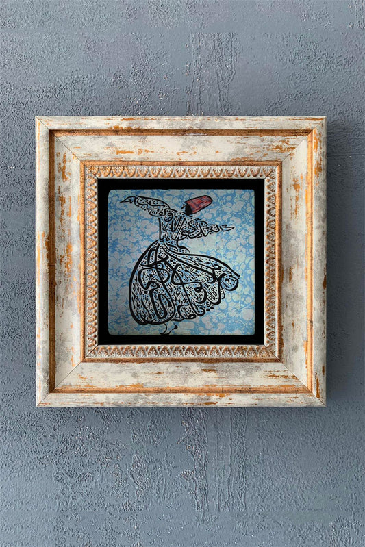 SINGLE FRAME NATURAL STONE WALL DECOR / CDD1-40-1247 (WALL DECOR)