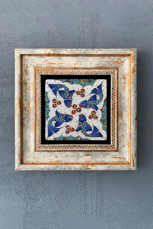 SINGLE FRAME NATURAL STONE WALL DECOR / CDD1-40-1099 (WALL DECOR)