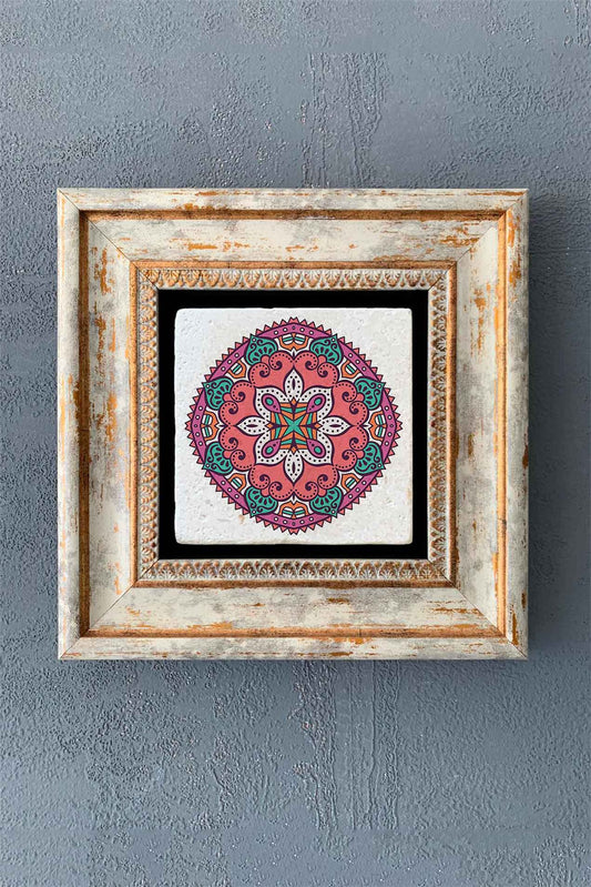 SINGLE FRAME NATURAL STONE WALL DECOR / CDD1-40-1279 (WALL DECOR)