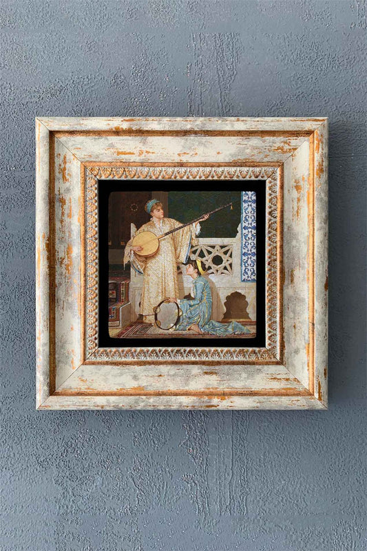 SINGLE FRAME NATURAL STONE WALL DECOR / CDD1-40-1275 (WALL DECOR)