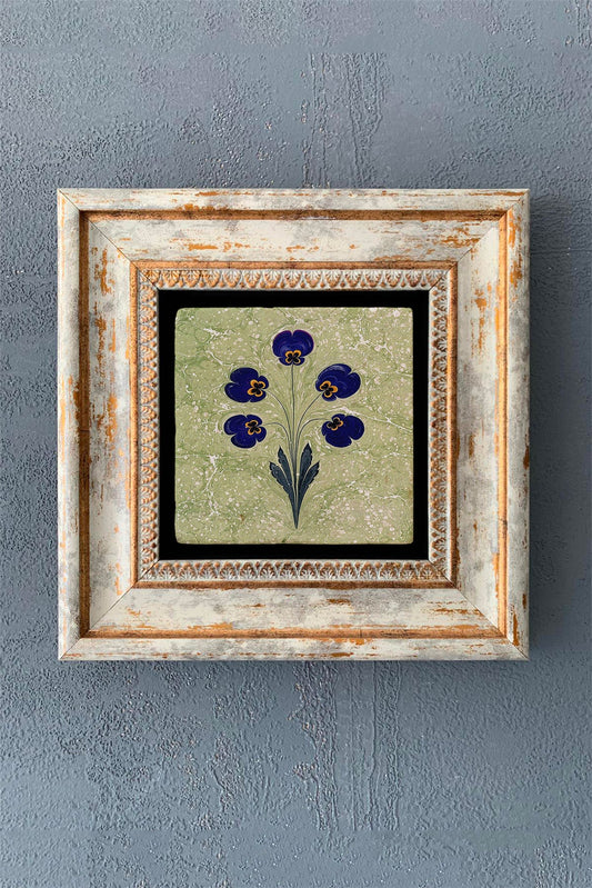 SINGLE FRAME NATURAL STONE WALL DECOR / CDD1-40-1223 (WALL DECOR)