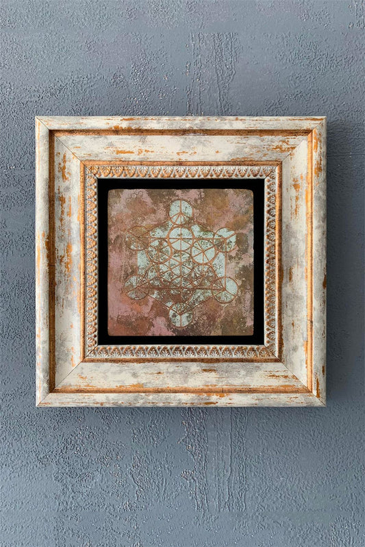 SINGLE FRAME NATURAL STONE WALL DECOR / CDD1-40-1021 (WALL DECOR)
