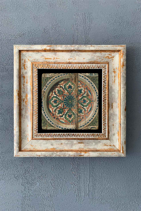 SINGLE FRAME NATURAL STONE WALL DECOR / CDD1-40-1317 (WALL DECOR)