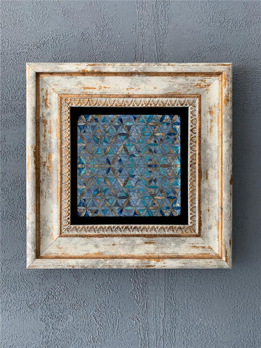SINGLE FRAME NATURAL STONE WALL DECOR / CDD-40-547 (WALL DECOR)
