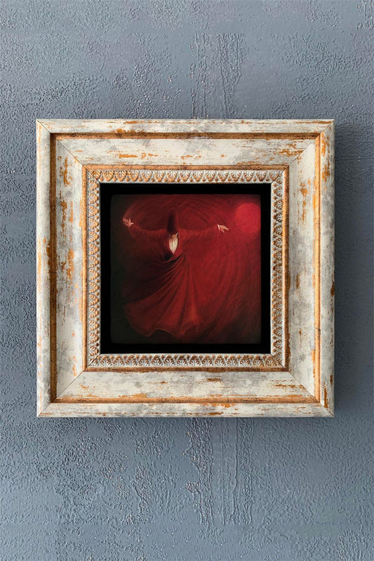 SINGLE FRAME NATURAL STONE WALL DECOR / CDD1-40-1065 (WALL DECOR)