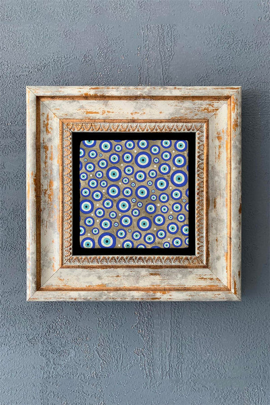 SINGLE FRAME NATURAL STONE WALL DECOR / CDD1-40-1181 (WALL DECOR)