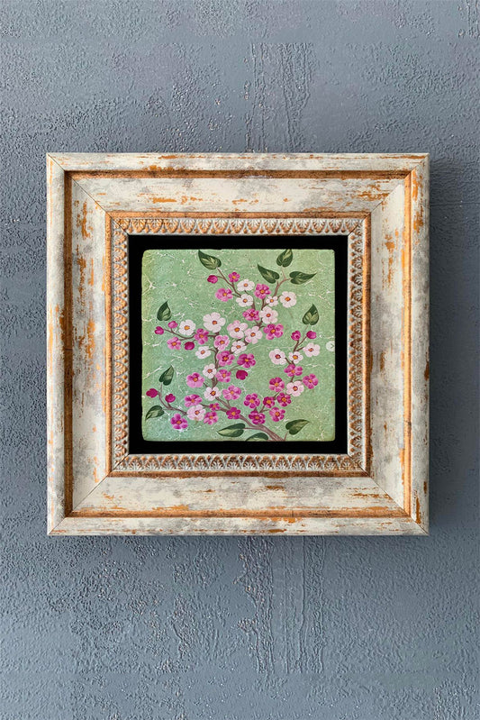 SINGLE FRAME NATURAL STONE WALL DECOR / CDD1-40-1136 (WALL DECOR)