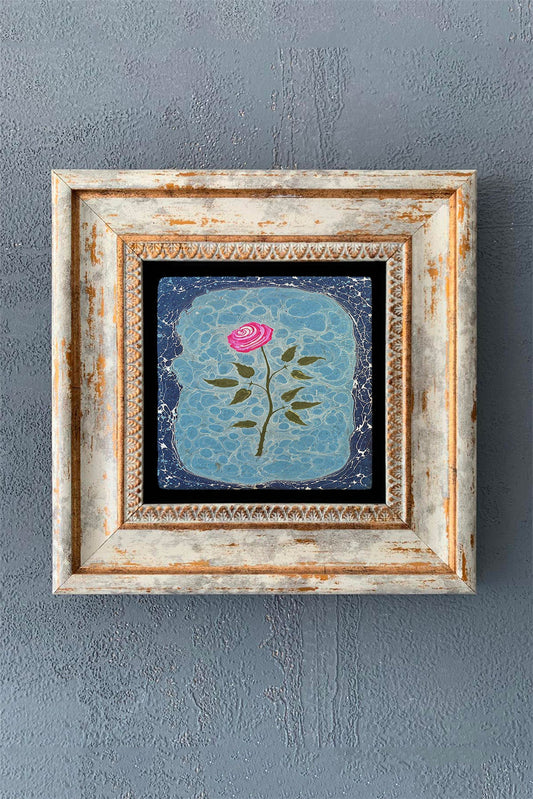 SINGLE FRAME NATURAL STONE WALL DECOR / CDD1-40-1126 (WALL DECOR)