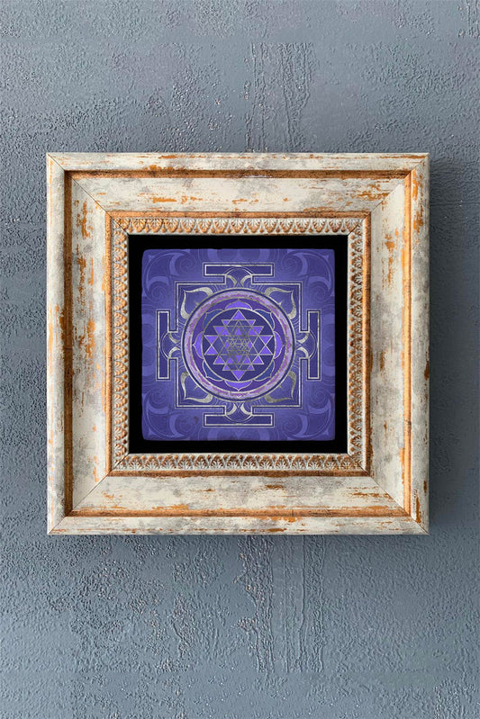 SINGLE FRAME NATURAL STONE WALL DECOR / CDD1-40-1105 (WALL DECOR)
