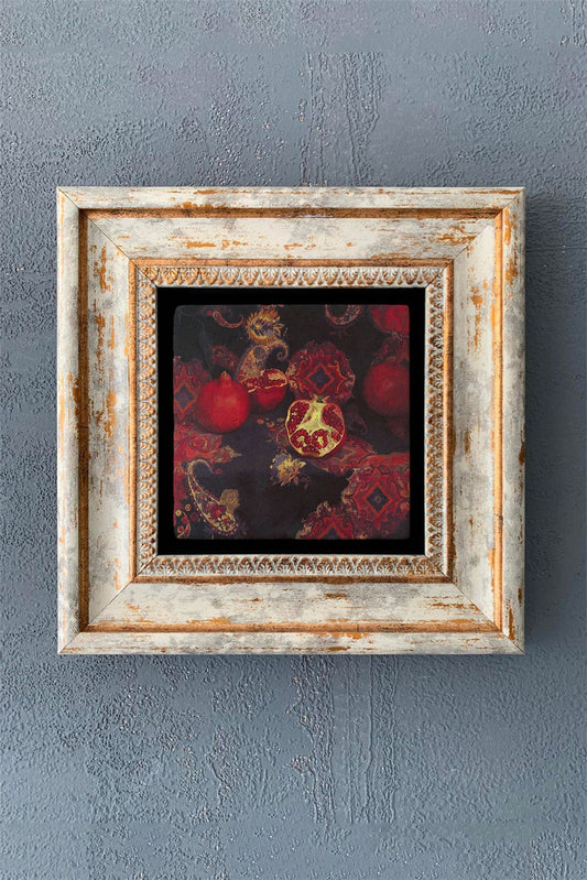 SINGLE FRAME NATURAL STONE WALL DECOR / CDD1-40-1198 (WALL DECOR)