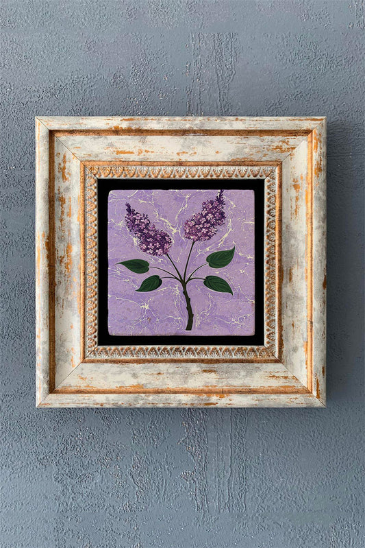 SINGLE FRAME NATURAL STONE WALL DECOR / CDD1-40-1162 (WALL DECOR)