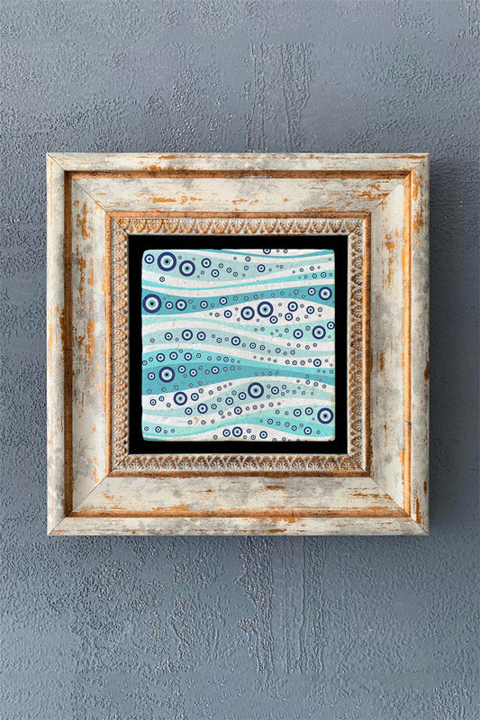 SINGLE FRAME NATURAL STONE WALL DECOR / CDD1-40-1033 (WALL DECOR)