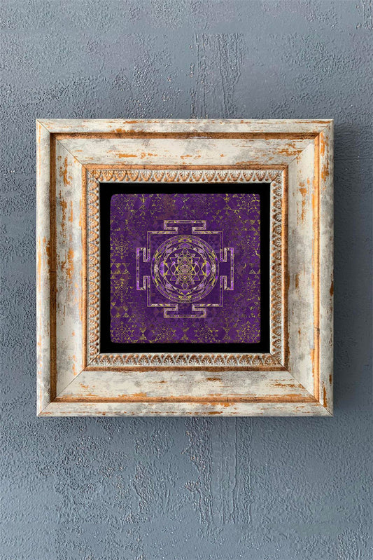 SINGLE FRAME NATURAL STONE WALL DECOR / CDD1-40-1081 (WALL DECOR)
