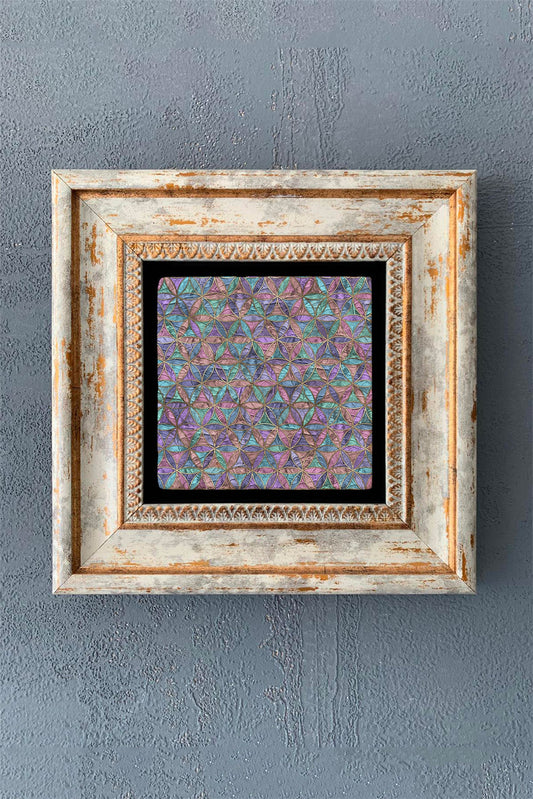 SINGLE FRAME NATURAL STONE WALL DECOR / CDD1-40-1189 (WALL DECOR)