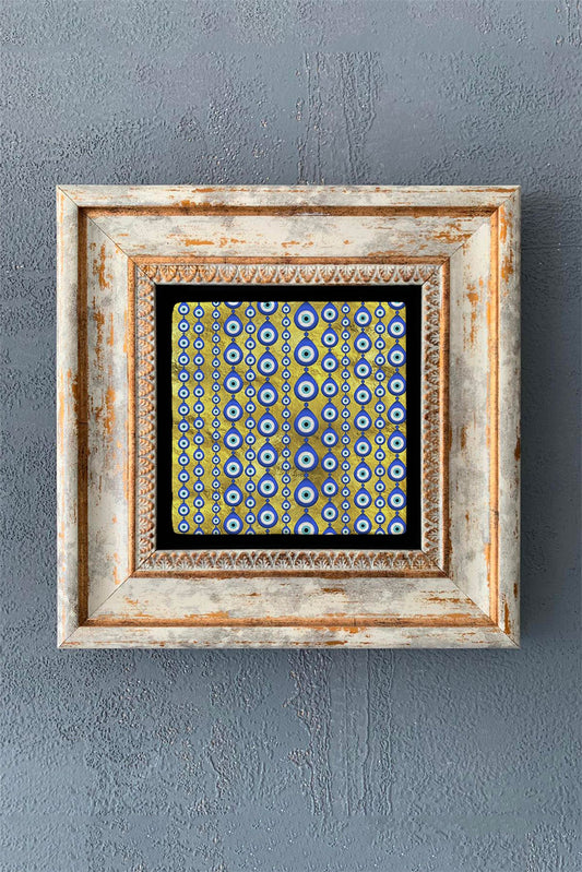 SINGLE FRAME NATURAL STONE WALL DECOR / CDD1-40-1149 (WALL DECOR)