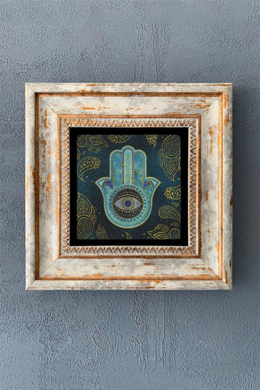 SINGLE FRAME NATURAL STONE WALL DECOR / CDD1-40-1015 (WALL DECOR)