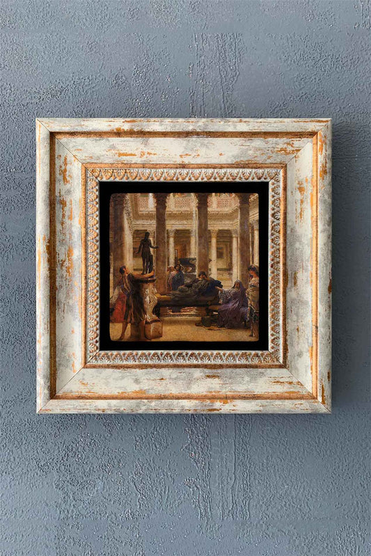 SINGLE FRAME NATURAL STONE WALL DECOR / CDD1-40-1311 (WALL DECOR)