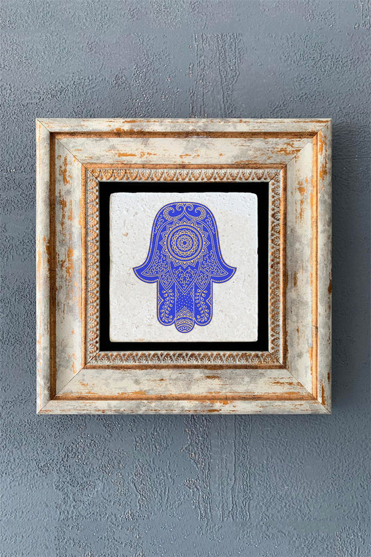 SINGLE FRAME NATURAL STONE WALL DECOR / CDD1-40-1020 (WALL DECOR)
