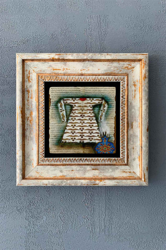 SINGLE FRAME NATURAL STONE WALL DECOR / CDD1-40-1294 (WALL DECOR)