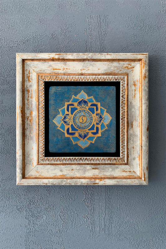 SINGLE FRAME NATURAL STONE WALL DECOR / CDD1-40-1050 (WALL DECOR)