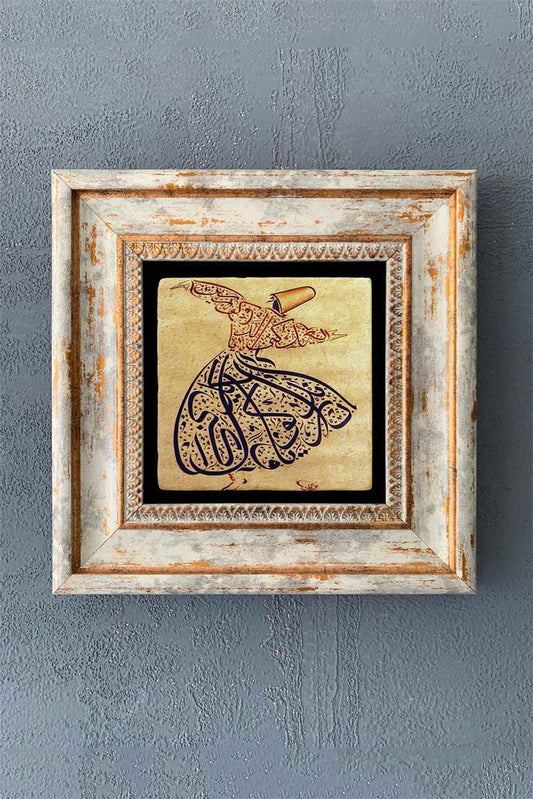 SINGLE FRAME NATURAL STONE WALL DECOR / CDD1-40-1297 (WALL DECOR)