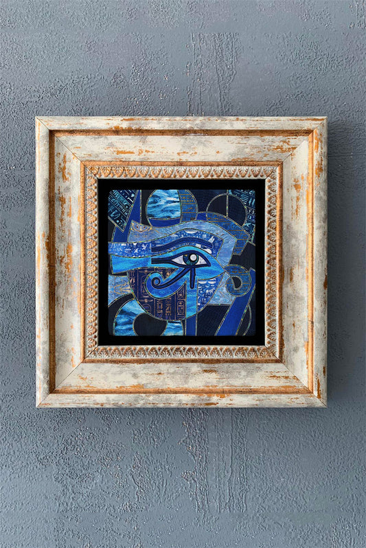SINGLE FRAME NATURAL STONE WALL DECOR / CDD1-40-1157 (WALL DECOR)
