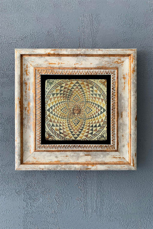 SINGLE FRAME NATURAL STONE WALL DECOR / CDD1-40-1180 (WALL DECOR)